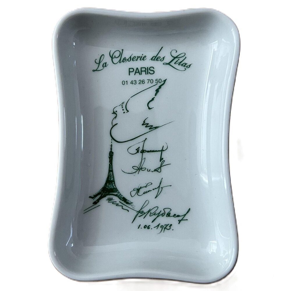 APILCO | Collectable “La Closerie des Lilas” Paris France Dish